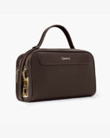Clutch xách tay da bò vân Togo khóa vân tay RB15