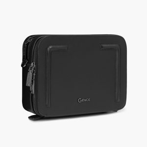 Túi xách tay đeo chéo nam da bò Nappa TC06 đen