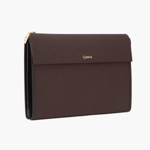 Clutch đựng tài liệu A4 da bò Taiga CL09 màu nâu