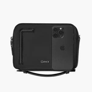 Túi xách tay đeo chéo nam da bò Nappa TC06 đen